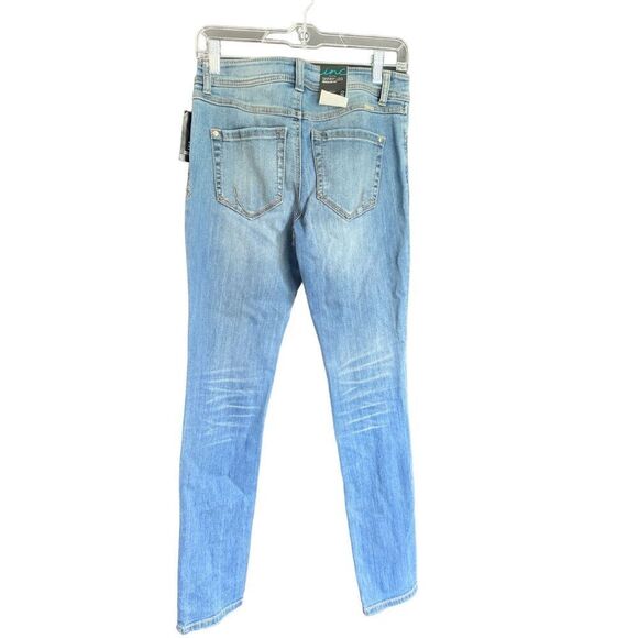 International concepts denim mid was mid rise skinny fit stretch jeans sz 2 - Picture 4 of 7